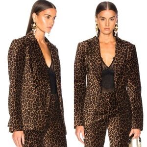 A.L.C. Marina Leopard Mercer Jacket Size 4